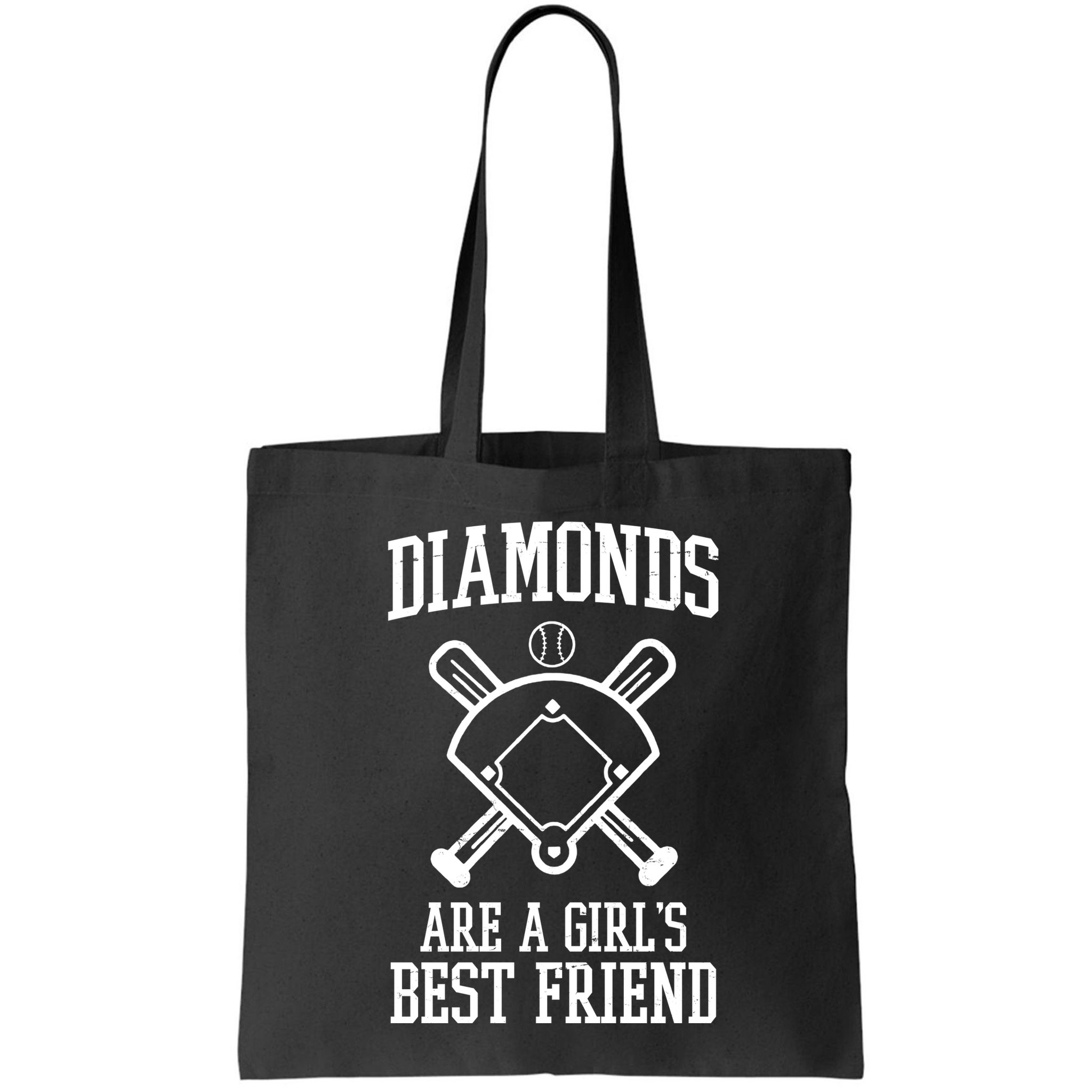 Diamonds Are A Girls Best Friend Funny Baseball Bag