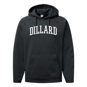 Dillard Athletic Arch College University = Alumni Performance Fleece Hoodie