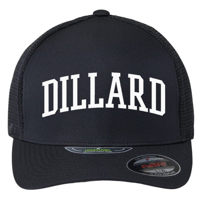 Dillard Athletic Arch College University = Alumni Flexfit Unipanel Trucker Cap