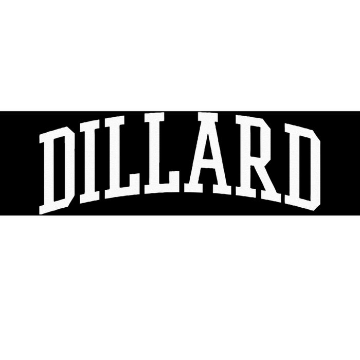 Dillard Athletic Arch College University = Alumni Bumper Sticker