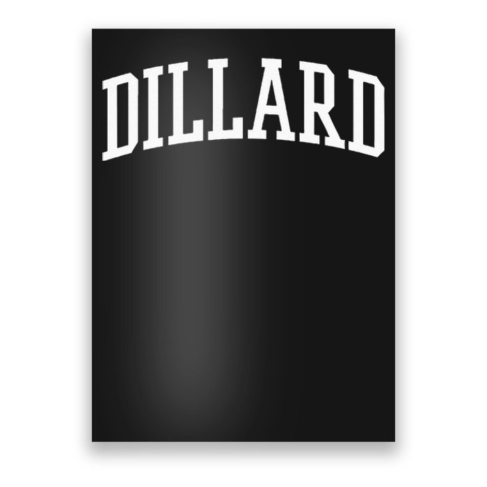 Dillard Athletic Arch College University = Alumni Poster