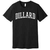 Dillard Athletic Arch College University = Alumni Premium T-Shirt