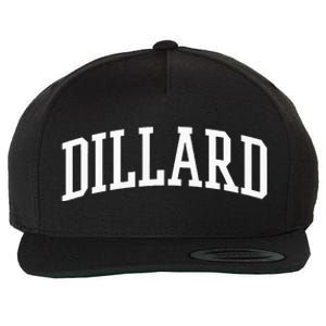 Dillard Athletic Arch College University = Alumni Wool Snapback Cap