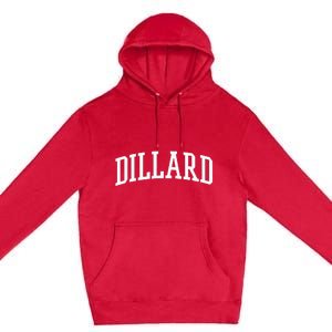 Dillard Athletic Arch College University = Alumni Premium Pullover Hoodie