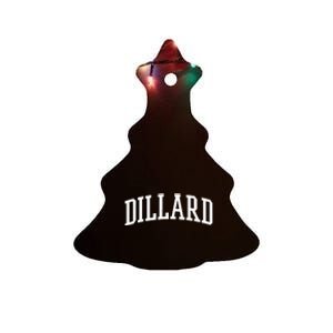 Dillard Athletic Arch College University = Alumni Ceramic Tree Ornament