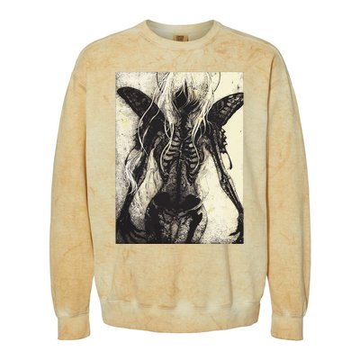 Dark Art Aesthetic Grunge Clothes Fairycore Gothic Horror Colorblast Crewneck Sweatshirt