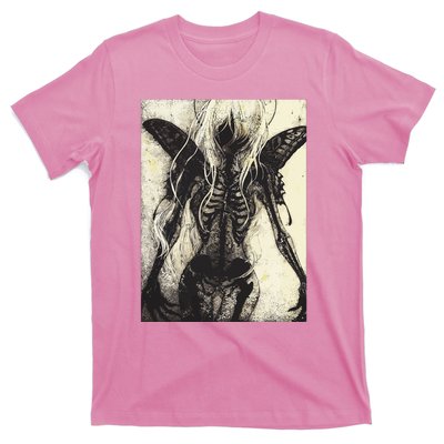 Dark Art Aesthetic Grunge Clothes Fairycore Gothic Horror T-Shirt