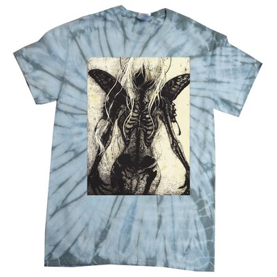 Dark Art Aesthetic Grunge Clothes Fairycore Gothic Horror Tie-Dye T-Shirt