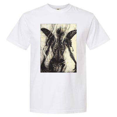 Dark Art Aesthetic Grunge Clothes Fairycore Gothic Horror Garment-Dyed Heavyweight T-Shirt