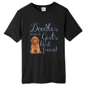 Doodles Are A S Best Friend Golden Labradoodle Dog Mom Gift Tall Fusion ChromaSoft Performance T-Shirt