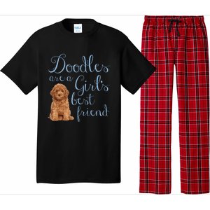 Doodles Are A S Best Friend Golden Labradoodle Dog Mom Gift Pajama Set