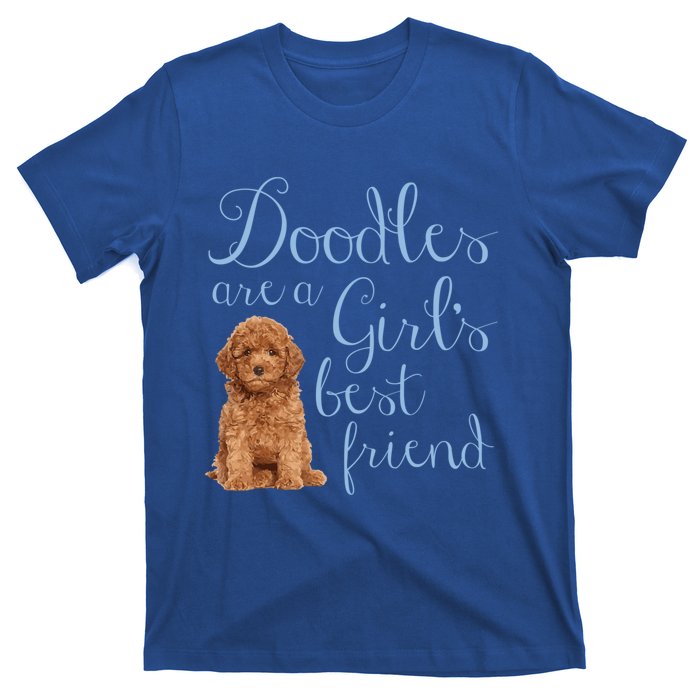 Doodles Are A S Best Friend Golden Labradoodle Dog Mom Gift T-Shirt