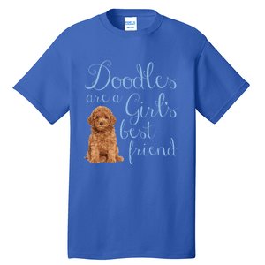 Doodles Are A S Best Friend Golden Labradoodle Dog Mom Gift Tall T-Shirt