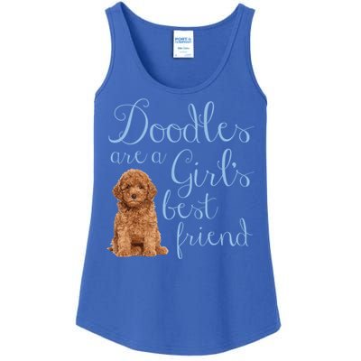 Doodles Are A S Best Friend Golden Labradoodle Dog Mom Gift Ladies Essential Tank