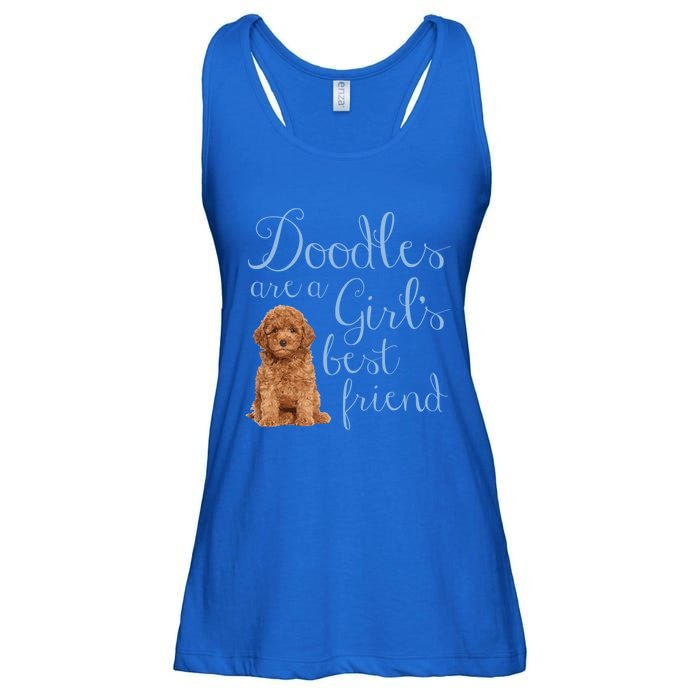 Doodles Are A S Best Friend Golden Labradoodle Dog Mom Gift Ladies Essential Flowy Tank