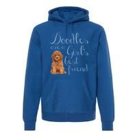 Doodles Are A S Best Friend Golden Labradoodle Dog Mom Gift Premium Hoodie