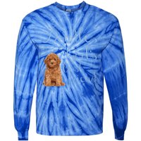 Doodles Are A S Best Friend Golden Labradoodle Dog Mom Gift Tie-Dye Long Sleeve Shirt