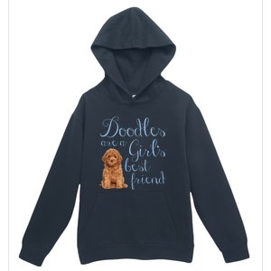 Doodles Are A S Best Friend Golden Labradoodle Dog Mom Gift Urban Pullover Hoodie