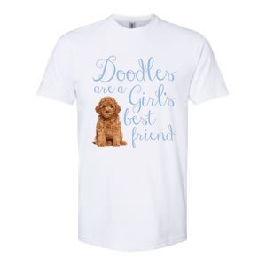 Doodles Are A S Best Friend Golden Labradoodle Dog Mom Gift Softstyle CVC T-Shirt