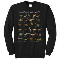 Dinosaur Alphabet Abc Dino Paleontology Educational Sweatshirt