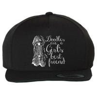 Doodles Are A S Best Friend Golden Labradoodle Gift Wool Snapback Cap