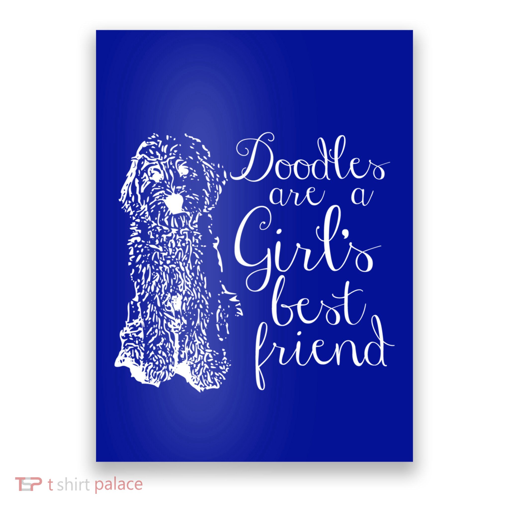 Doodles Are A S Best Friend Golden Labradoodle Gift Poster