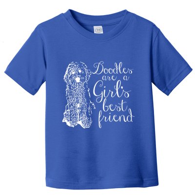 Doodles Are A S Best Friend Golden Labradoodle Gift Toddler T-Shirt