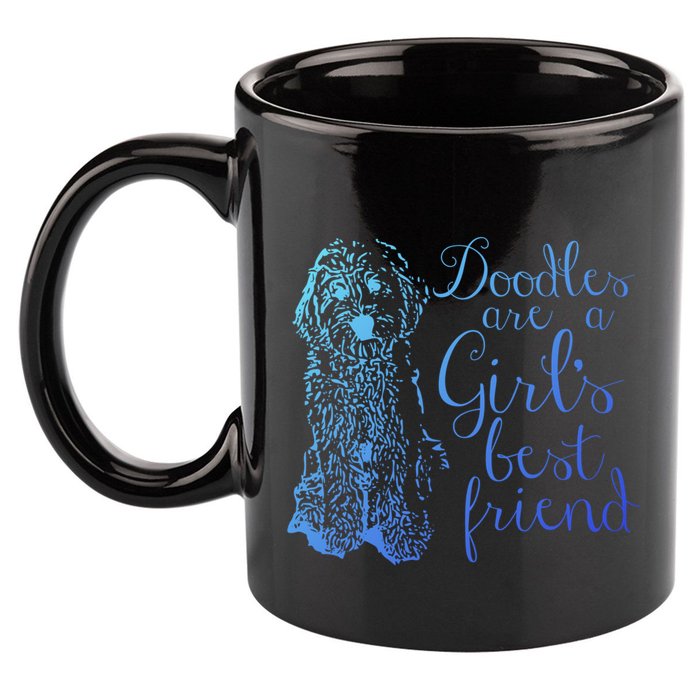 Doodles Are A S Best Friend Golden Labradoodle Gift 11oz C Handle Ceramic Mug