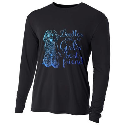Doodles Are A S Best Friend Golden Labradoodle Gift Cooling Performance Long Sleeve Crew