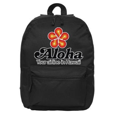 Defunct Aloha Airlines 16 in Basic Backpack
