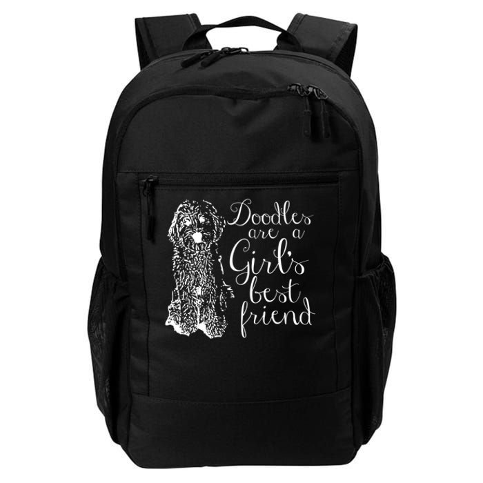 Doodles Are A Girl's Best Friend Golden Labradoodle Tshirt Daily Commute Backpack