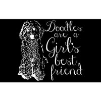 Doodles Are A Girl's Best Friend Golden Labradoodle Tshirt Bumper Sticker