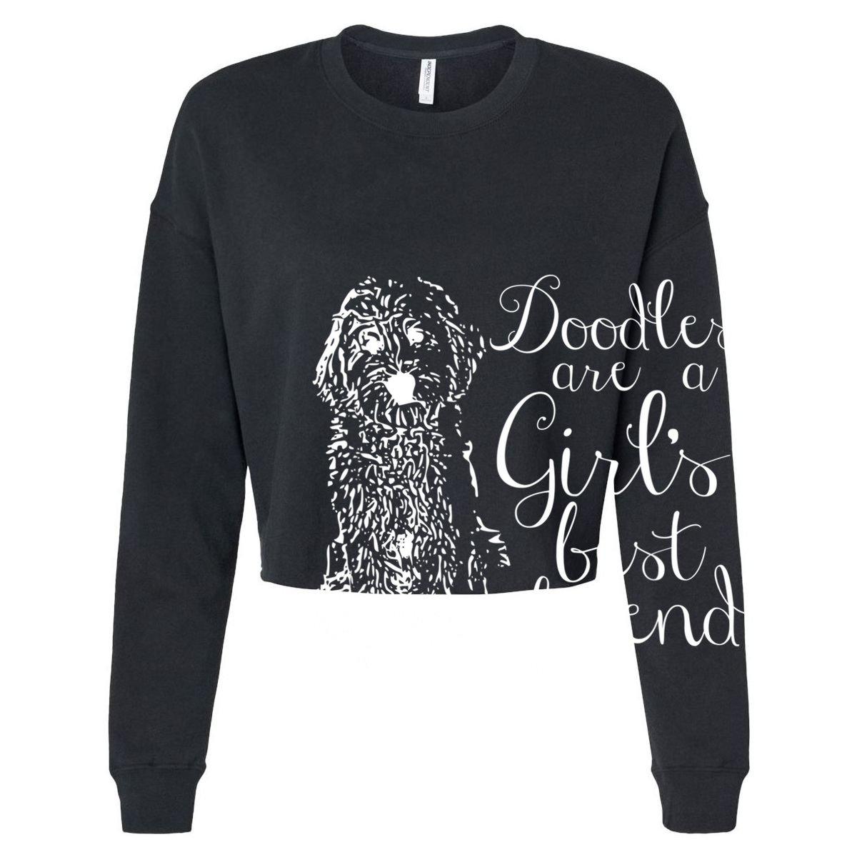 Doodles Are A Girl's Best Friend Golden Labradoodle Tshirt 15oz Campfire Ceramic Mug