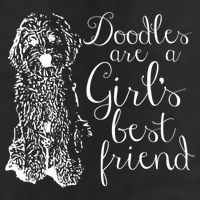 Doodles Are A Girl's Best Friend Golden Labradoodle Tshirt 15oz Campfire Ceramic Mug