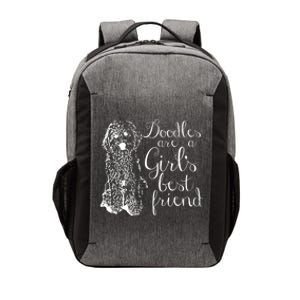 Doodles Are A Girl's Best Friend Golden Labradoodle Tshirt Vector Backpack