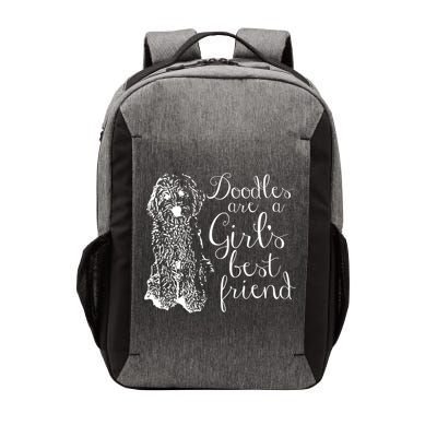 Doodles Are A Girl's Best Friend Golden Labradoodle Tshirt Vector Backpack
