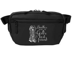 Doodles Are A Girl's Best Friend Golden Labradoodle Tshirt Crossbody Pack