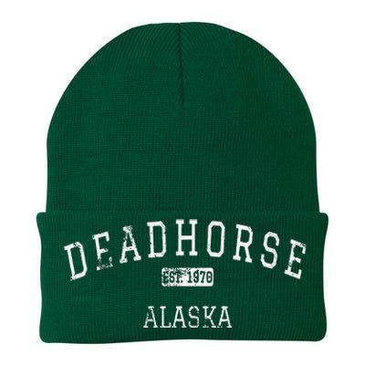 Deadhorse Alaska Ak Vintage Knit Cap Winter Beanie