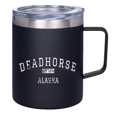 Deadhorse Alaska Ak Vintage 12oz Stainless Steel Coffee Mug
