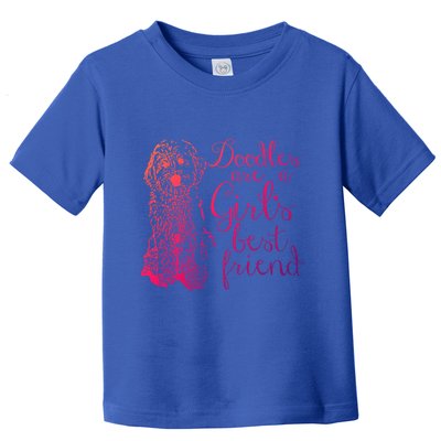 Doodles Are A S Best Friend Golden Labradoodle Gift Toddler T-Shirt