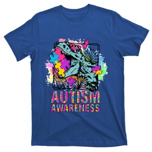 Dinosaur Autism Awareness Funny Gift T-Shirt