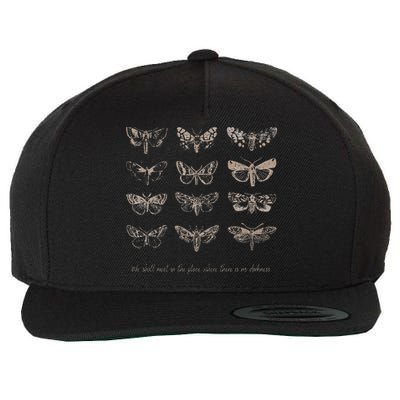 Dark Academia Aesthetic Cottagecore Goblincore Butterfly Wool Snapback Cap