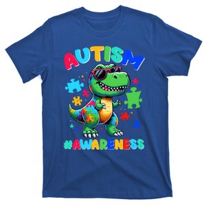 Dinosaur Autism Awareness Special Education Teacher Gift T-Shirt