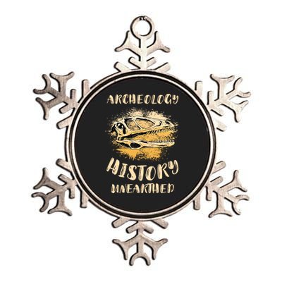 Digging Archeologist Archeology Metallic Star Ornament