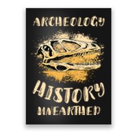 Digging Archeologist Archeology Poster