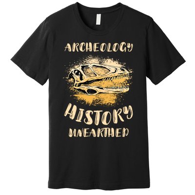 Digging Archeologist Archeology Premium T-Shirt