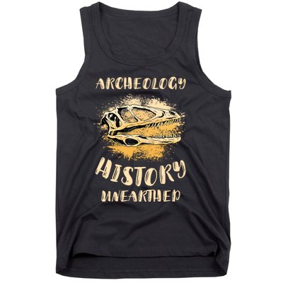 Digging Archeologist Archeology Tank Top