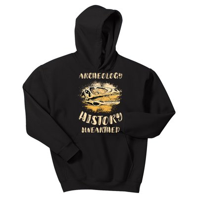 Digging Archeologist Archeology Kids Hoodie