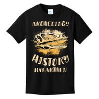 Digging Archeologist Archeology Kids T-Shirt