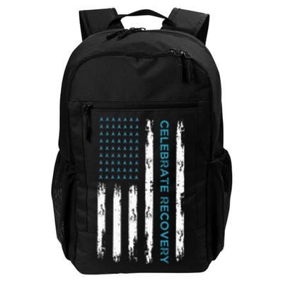 Drug Alcohol Addiction Recovery Celebrate Recovery Usa Flag Daily Commute Backpack